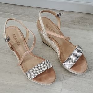 Schutz Sparkle Wedges
